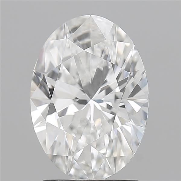 2.01 Carat oval Lab Grown Diamond Front View