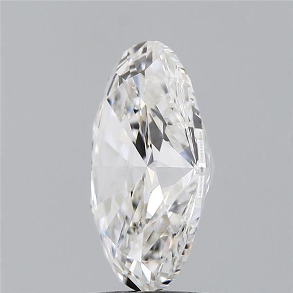 2.68 Carat oval Lab Grown Diamond Front View