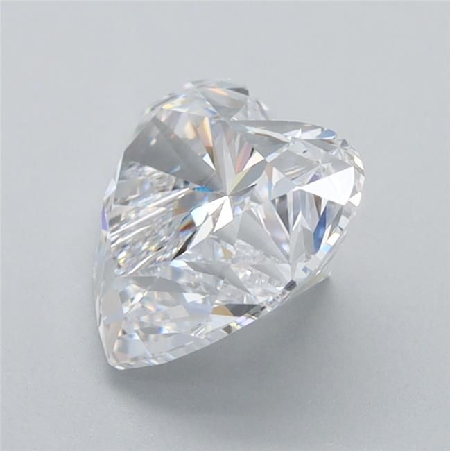 2.02 Carat heart Lab Grown Diamond Front View