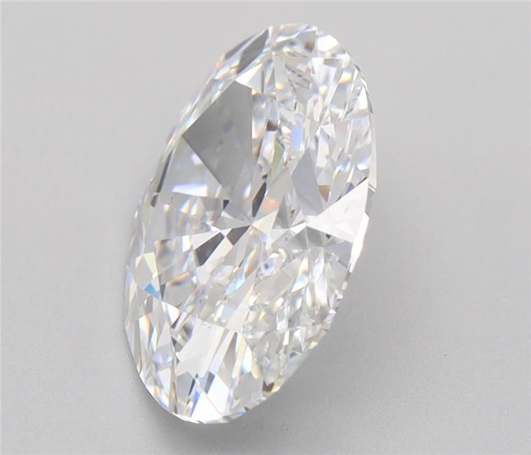 2.66 Carat oval Lab Grown Diamond Front View