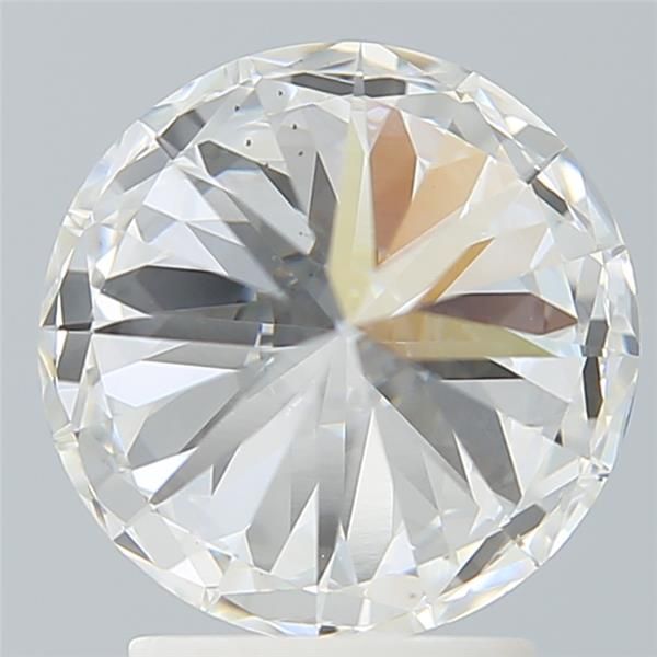 2.70 Carat round Lab Grown Diamond Front Image