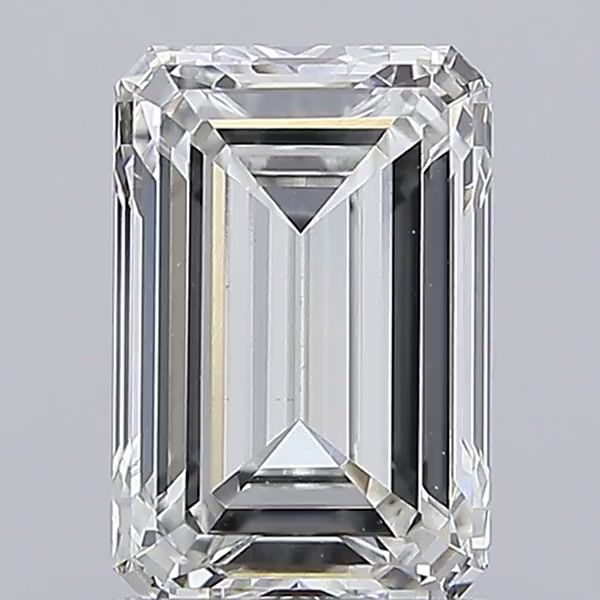 2ct Emerald F - VVS2 - Excellent cut - LD69655