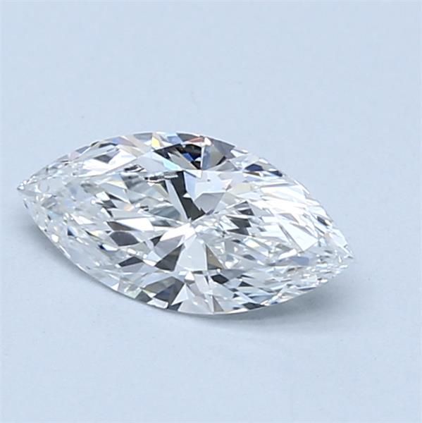 0.52 Carat marquise Lab Grown Diamond Front View