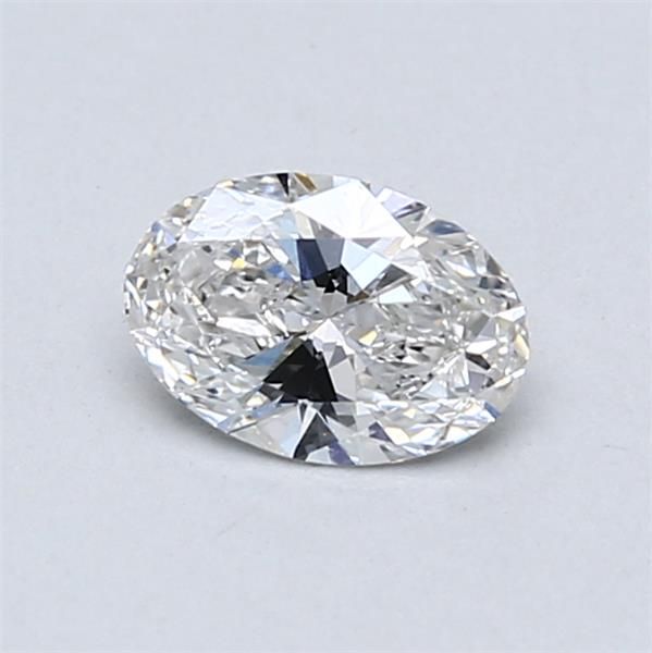 0.50 Carat oval Lab Grown Diamond Front View