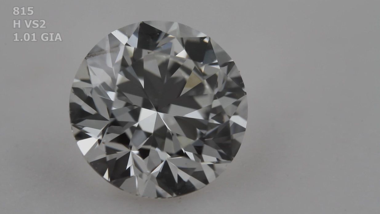1,01 ct Okrągły diament naturalny