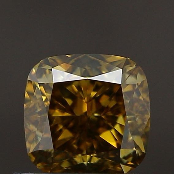 0.71-carat cushion diamond with null color, Good cut, and SI1 clarity.