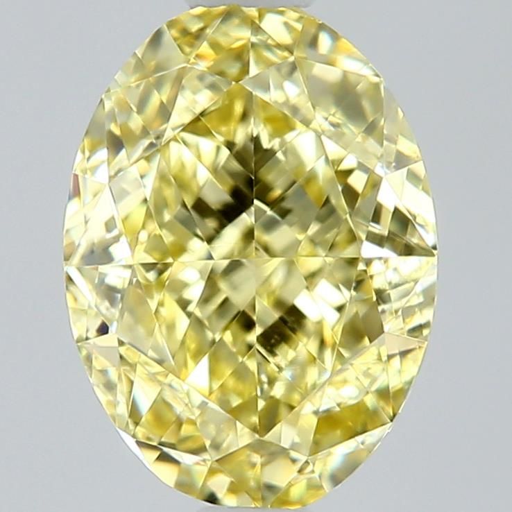 0.75-carat oval diamond with null color, Good cut, and VS1 clarity.