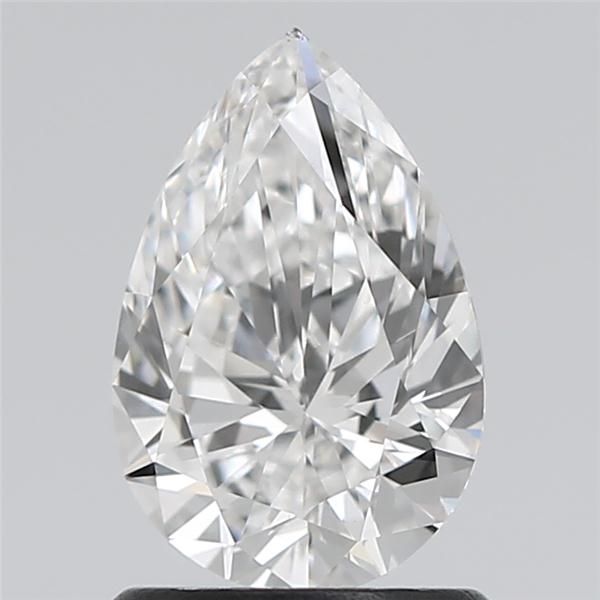 1.02 Carat pear Lab Grown Diamond Front View
