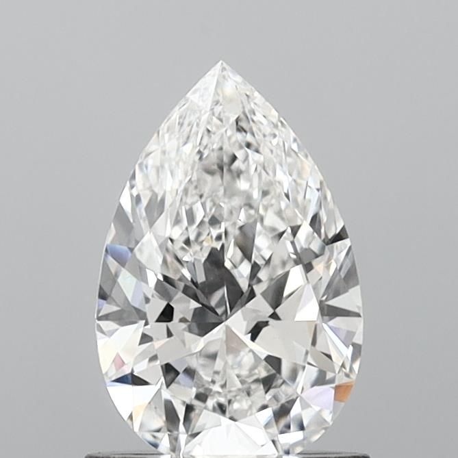 1.02 Carat pear Lab Grown Diamond Front View