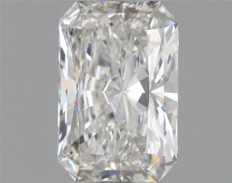 1.24 Carat radiant Lab Grown Diamond Front View