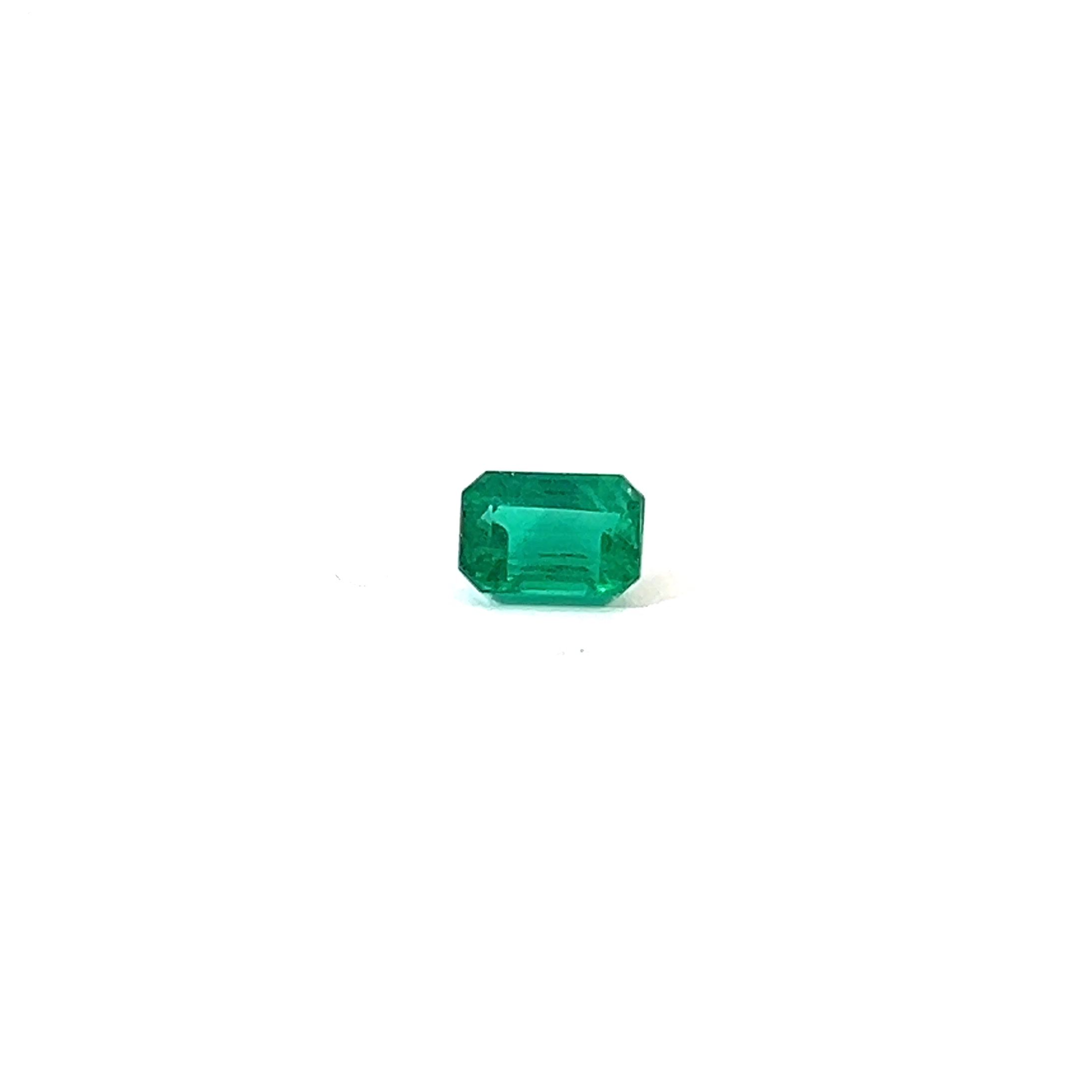 0.87ct Emerald