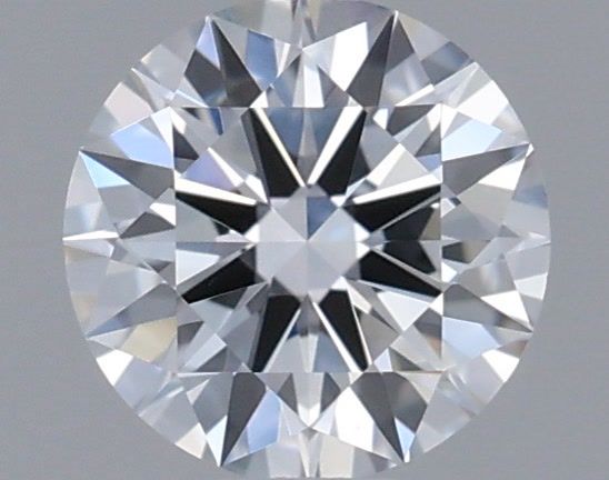 Actual 0.48 carat G Round lab-grown diamond