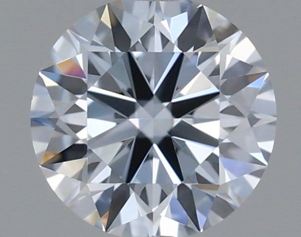 Actual 0.54 carat H Round lab-grown diamond