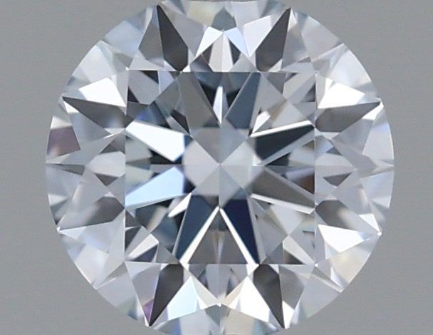 Actual 0.53 carat G Round lab-grown diamond