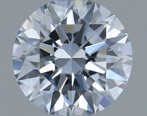 Actual 0.41 carat H Round lab-grown diamond