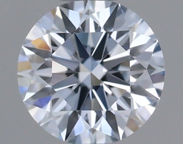 Actual 0.48 carat H Round lab-grown diamond