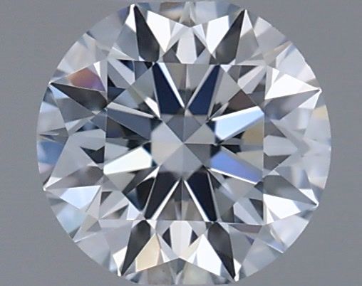Actual 0.31 carat Fancy Light Blue Round lab-grown diamond