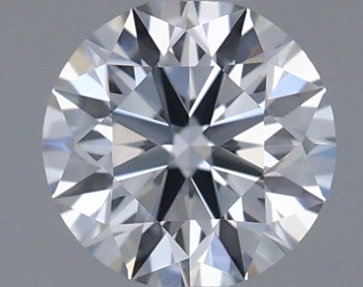 Actual 0.33 carat Fancy Light Blue Round lab-grown diamond