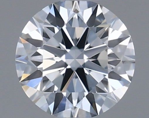 Actual 0.31 carat Fancy Light Blue Round lab-grown diamond