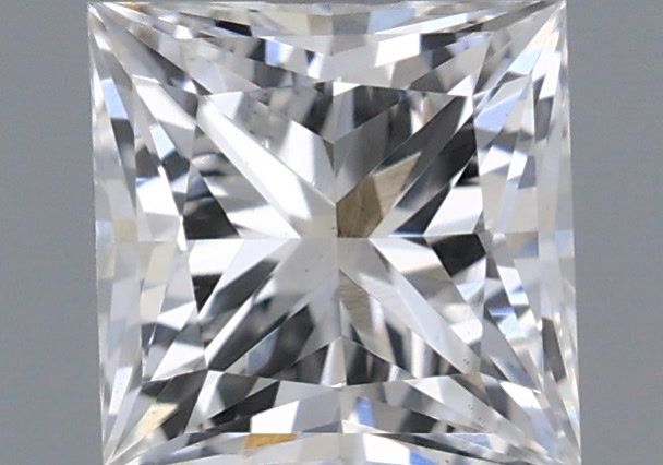 Actual 0.38 carat Fancy Light Blue Round lab-grown diamond
