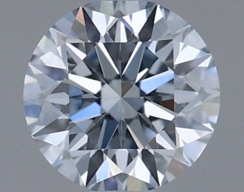 Actual 0.31 carat Fancy Light Blue Round lab-grown diamond