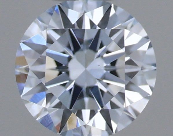 Actual 0.31 carat Fancy Light Blue Round lab-grown diamond