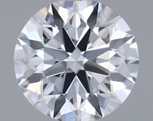 Actual 0.31 carat Fancy Light Blue Round lab-grown diamond