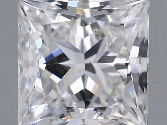 Actual 0.39 carat J Round lab-grown diamond