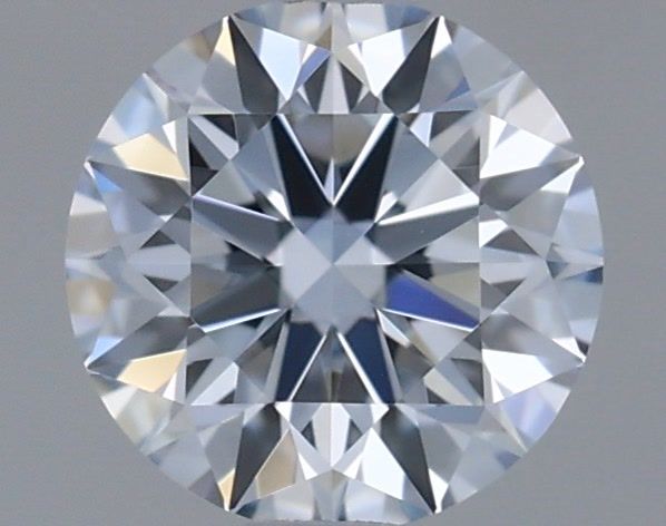 Actual 0.32 carat Fancy Light Blue Round lab-grown diamond