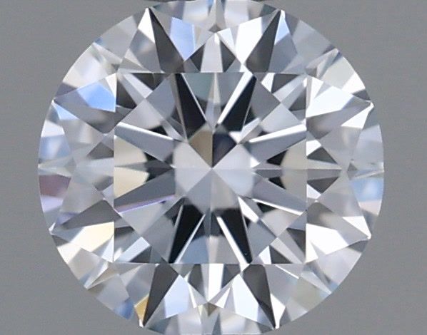 Actual 0.39 carat J Round lab-grown diamond