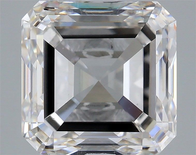 Actual 5 carat I Asscher lab-grown diamond