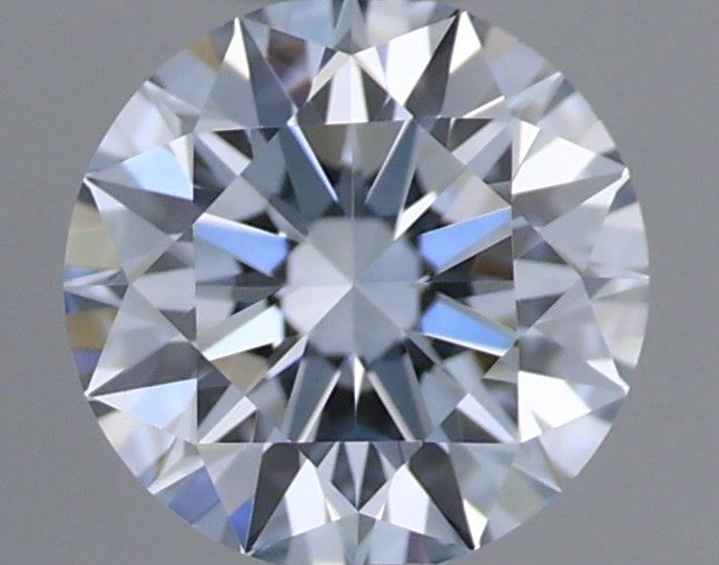 Actual 0.33 carat Fancy Light Blue Round lab-grown diamond