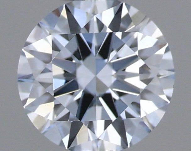 Actual 0.32 carat Fancy Light Blue Round lab-grown diamond