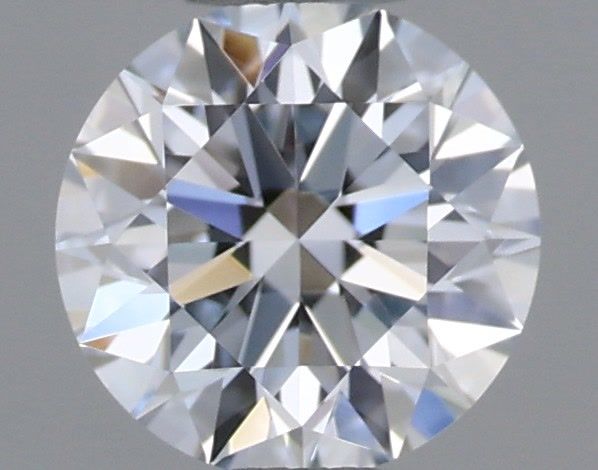 Actual 0.33 carat Fancy Light Blue Round lab-grown diamond