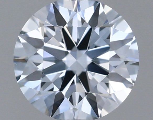 Actual 0.33 carat Fancy Light Blue Round lab-grown diamond