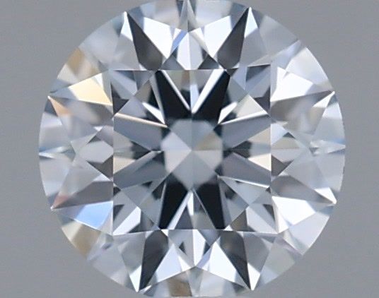 Actual 0.42 carat J Round lab-grown diamond