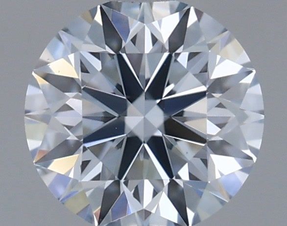Actual 0.33 carat Light Blue Round lab-grown diamond