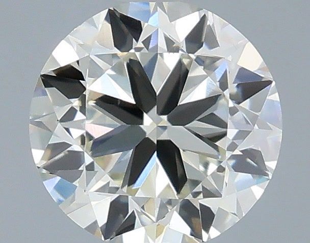 Actual 1.14 carat J Round lab-grown diamond