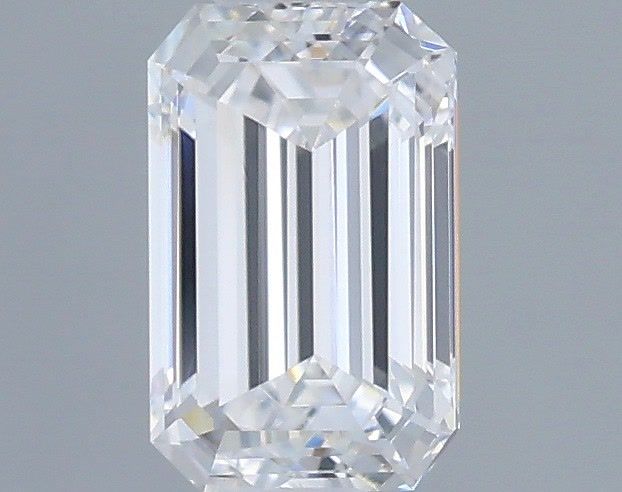 Actual 0.52 carat D Emerald lab-grown diamond